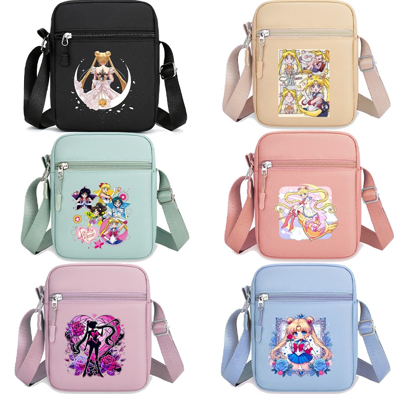セーラームーンショルダーバッグユニセックスかわいいクロスボデ - Women'S Bags Handbags のレビューと価格