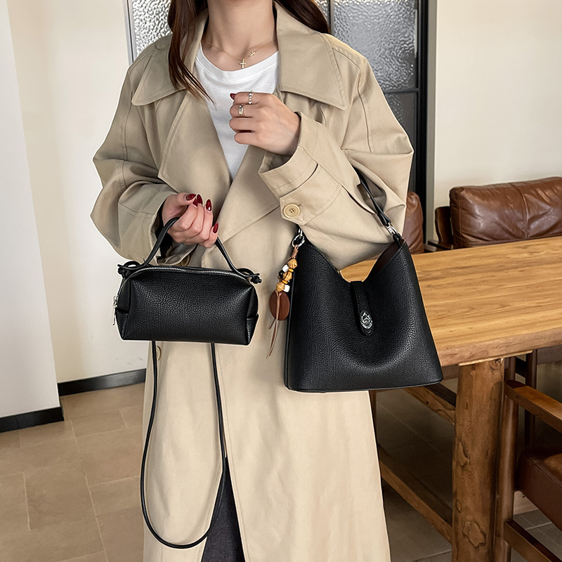 ヴィンテージ風のバケット型コンポジットハンドバッグ。女性用、 - Women'S Bags Handbags のレビューと価格