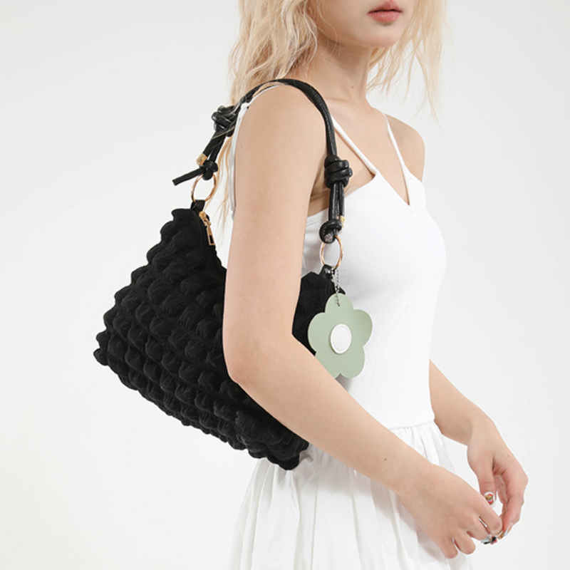 女性の新しいハンドバッグ韓国無地ドーパミンファッショナブルな - Women Bags On Sale のレビューと価格