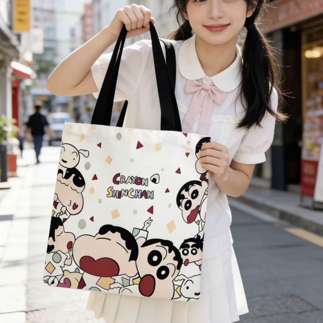 2026 新クレヨンしんちゃんキャンバストートバッグ大容量女 - Women'S Bags Handbags のレビューと価格
