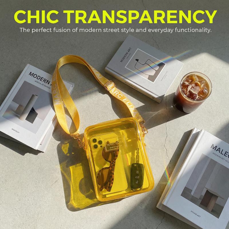 新しいファッショナブルな PVC メッセンジャーバッグ透明シ - Women'S Bags Handbags のレビューと価格