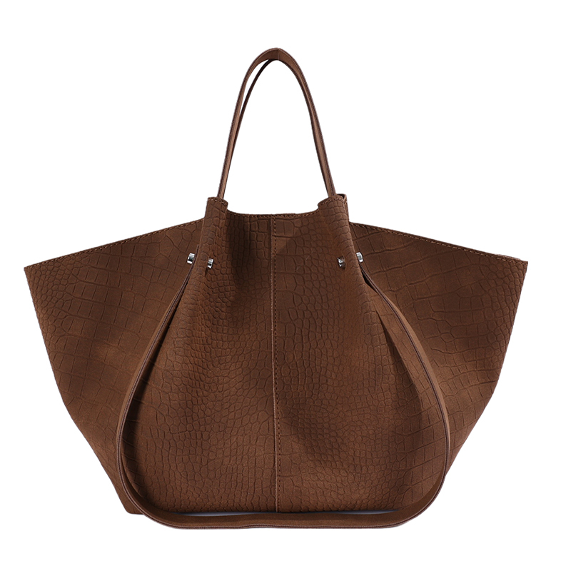 高級感あふれるクロコダイル柄のレザー製トートバッグ。女性向け - Women Bags On Sale のレビューと価格